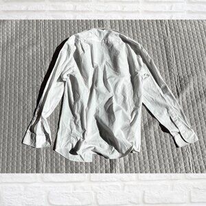 Debenhams Men’s Dress Shirt Button Up Collared Shirts Medium White 14.5 37cm
